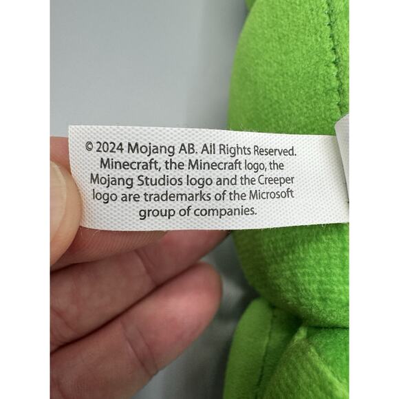 Toy Factory Minecraft Creeper Plush 8" Stuffed Animal Doll Green - Picture 5 of 8